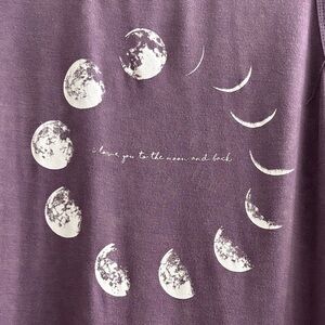 Purple Moon Phase Tank Top